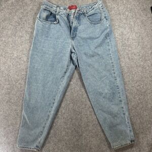Venezia Jeans 6085 Vintage 90s Mom Jeans High Waisted Light Wash Denim Size 18